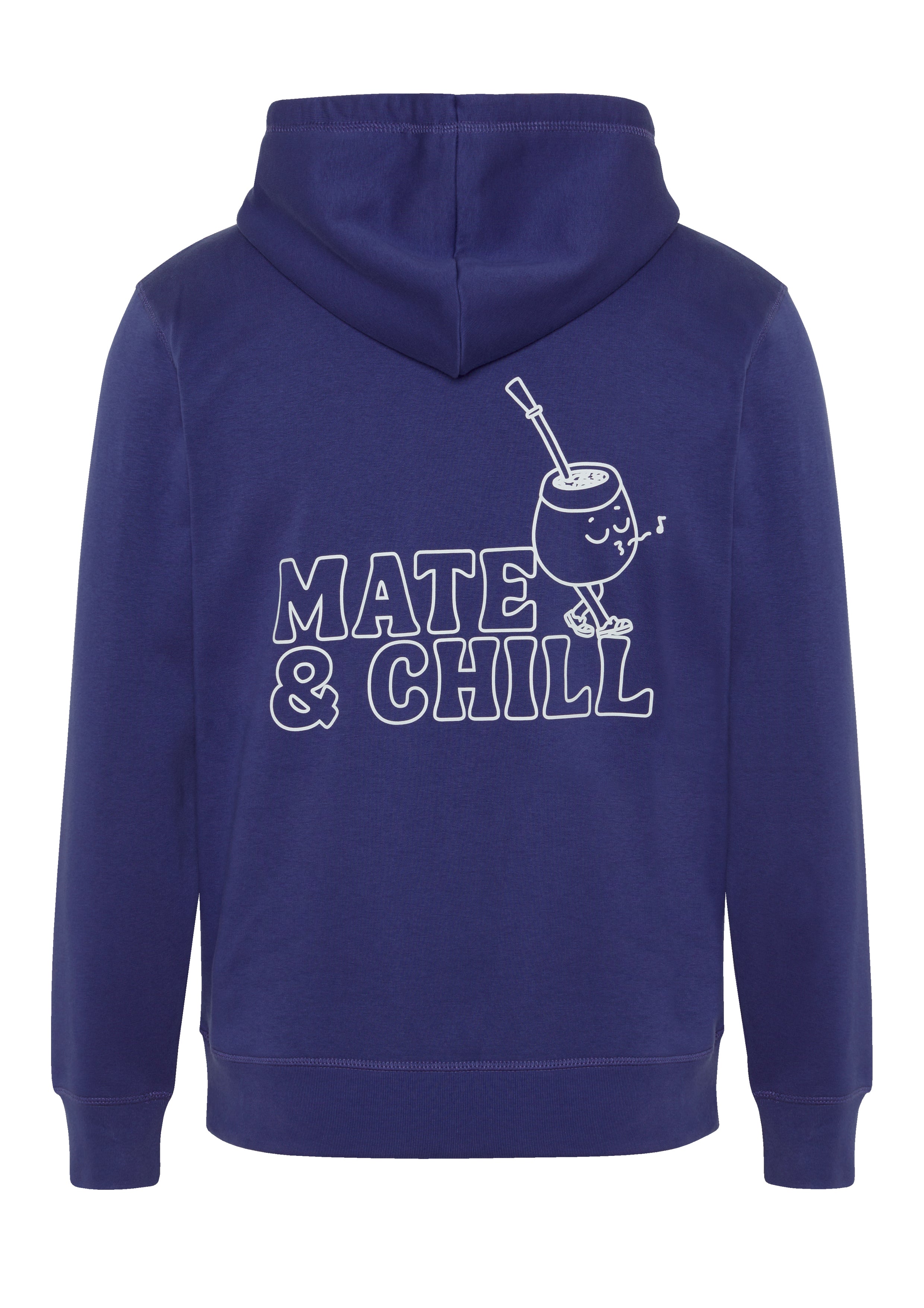 Hoodie "Mate & Chill" – Lila