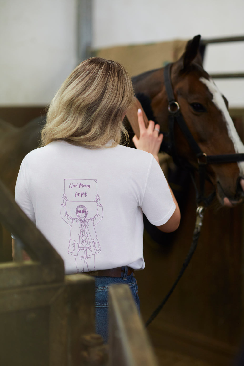 Shirt "Need money for polo"