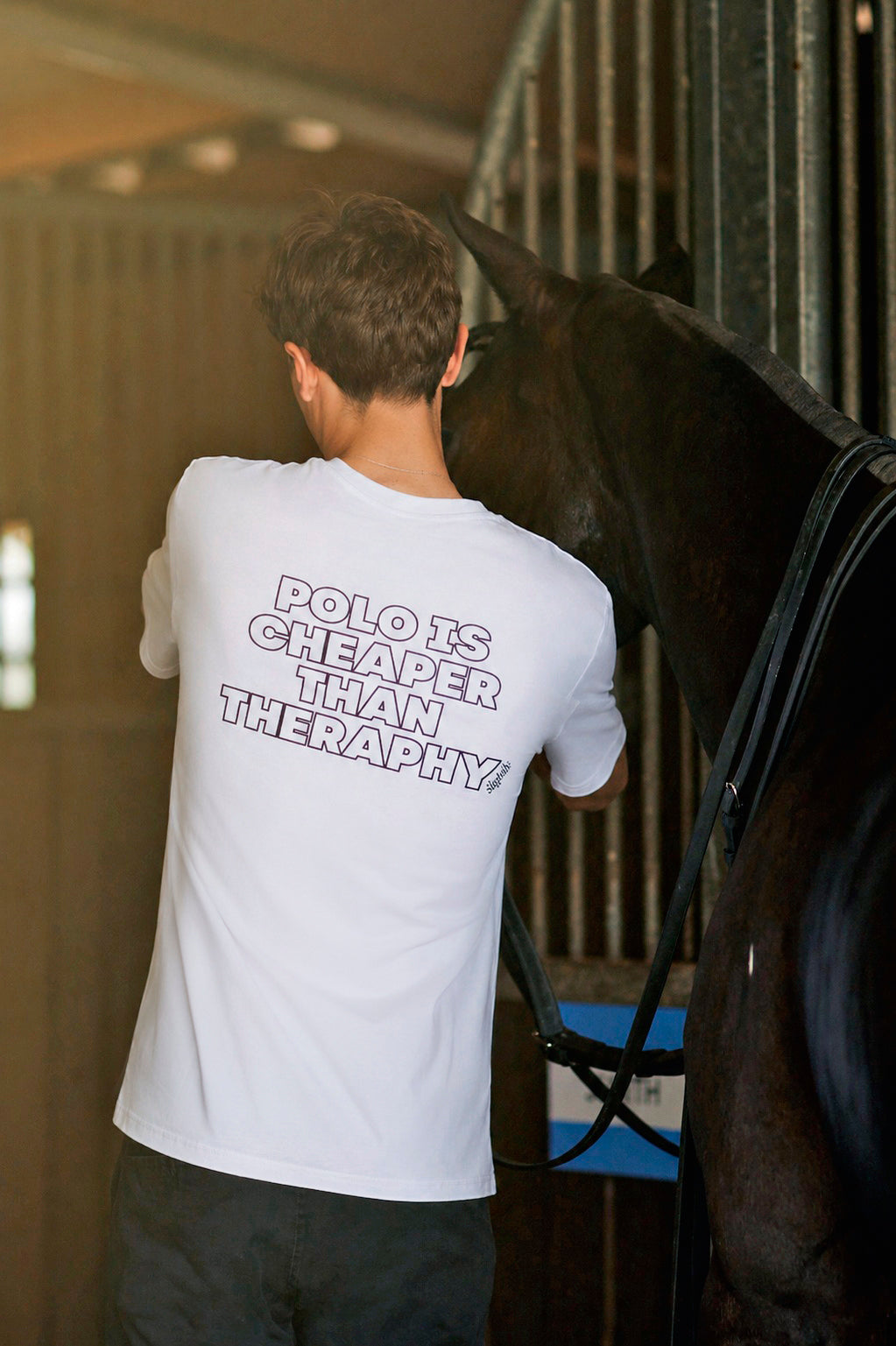 Shirt "Polo is cheaper than Therapy"