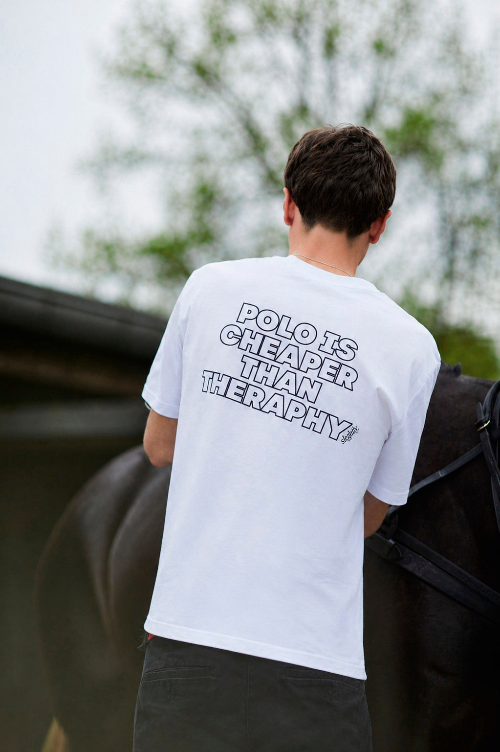 Shirt "Polo is cheaper than Therapy"